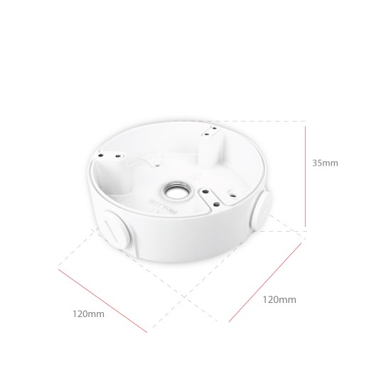 CCTV Camera Base 1 (White)